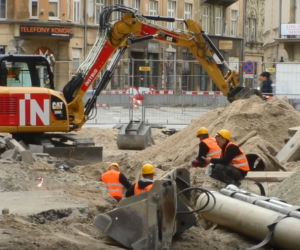 Tak wyglądają obecnie prace przy ulicy Krakowskiej