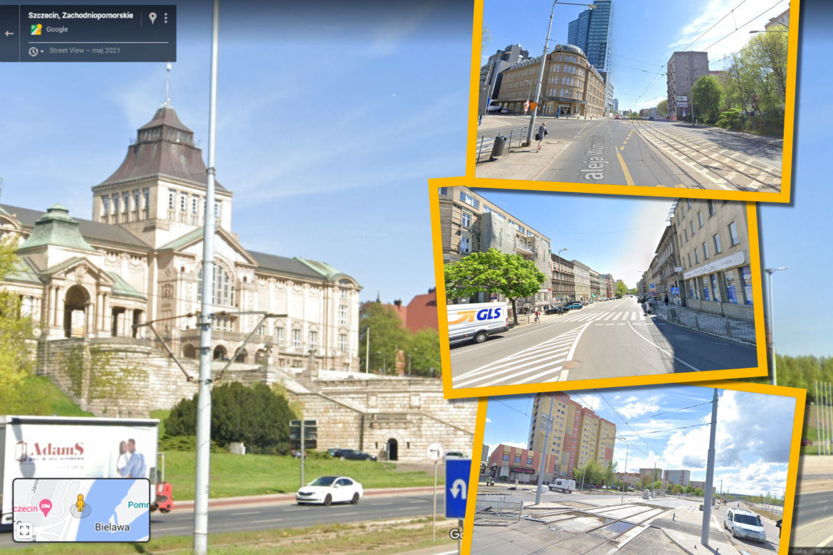 Najnowsze zdjęcia Google Street View w Szczecinie są już nieaktualne. Szczecin już tak nie wygląda!