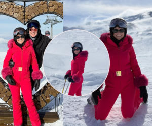 Cichopek w obcisłym kombinezonie zachwyca się tureckimi górami. Na stoku nie dało się jej nie zauważyć! 