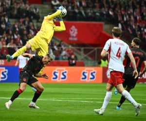 Barażowy mecz półfinałowy o awans do piłkarskich mistrzostw świata z Albanią