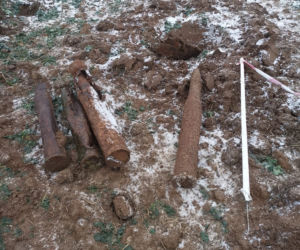Sulimy. KILKADZIESIĄT NIEWYBUCHÓW na budowie. Ich wydobycie trwało dwa dni [ZDJĘCIA]