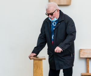 Lech Wałęsa zdjął maseczkę w kościele [ZOBACZ ZDJĘCIA]