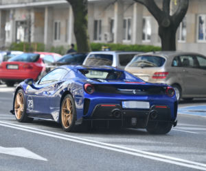 Kuba Wojewódzki w Ferrari 488 Pista Spider