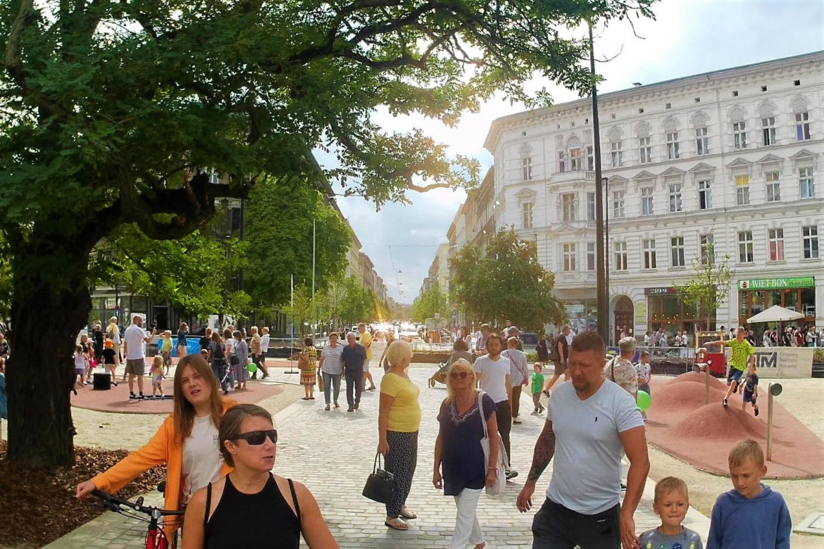 Otwarcie alei Wojska Polskiego