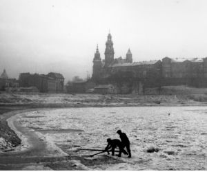 Zima nad Wisłą, 1938 rok
