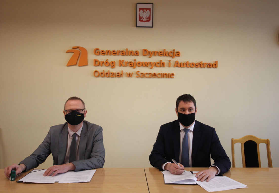 Przebudowa węzła Kijewo - luty 2021