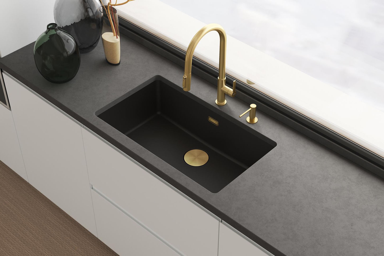 Franke, filtrująca bateria kuchenna Maris Slim Clear Water