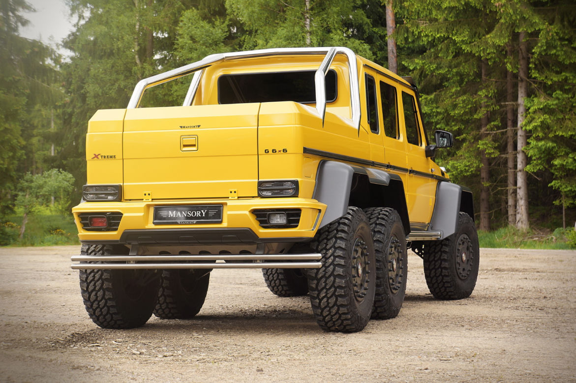 Mercedes-Benz G63 AMG 6x6 po tuningu Mansory