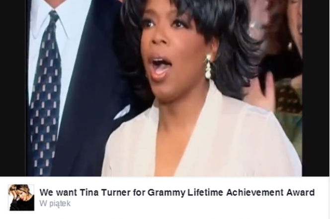 Tina Turner śpiewa na urodzinach