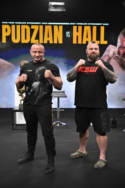 KSW ogłasza walkę Pudzianowski - Hall