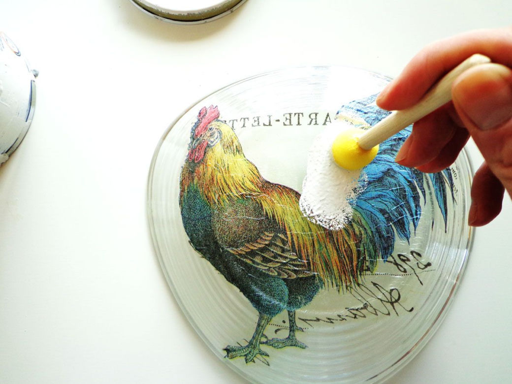 Decoupage na szkle