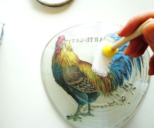 Decoupage na szkle