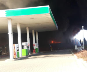 Pożar w Broniewicach koło Inowrocławia