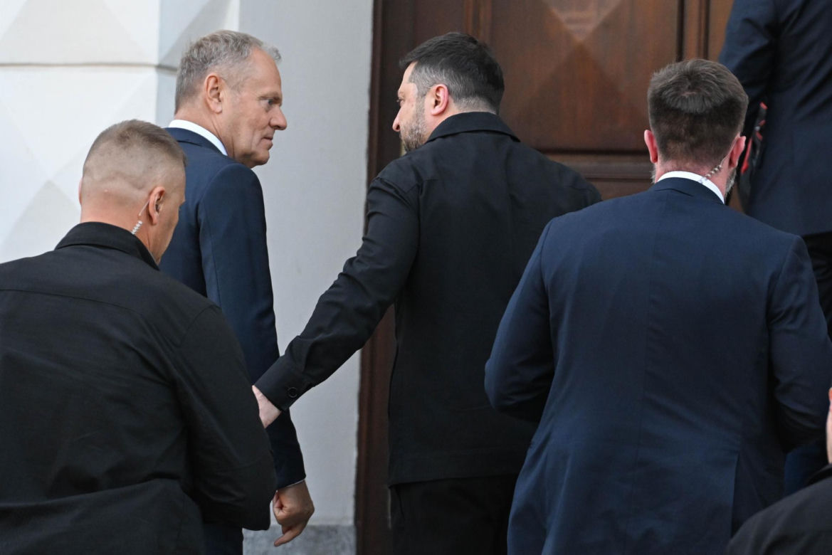 Wołodymyr Zełenski spotkał się z Donaldem Tuskiem