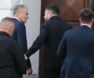 Wołodymyr Zełenski spotkał się z Donaldem Tuskiem
