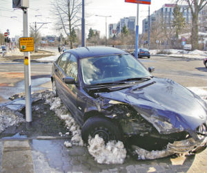 BMW stanęło w ogniu