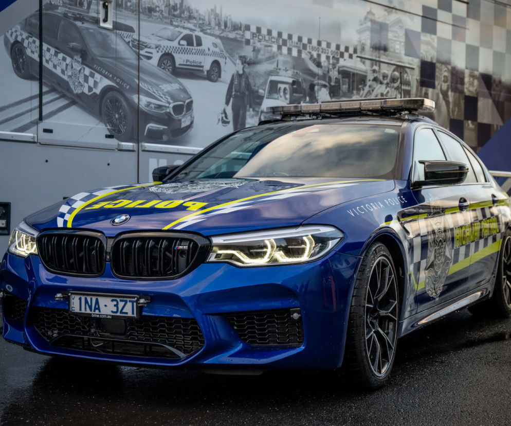 BMW M5 Competition australijskiej policji
