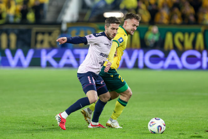 GKS Katowice - Górnik Zabrze: Zdjęcia kibiców z Derbów Śląska w ramach 23. kolejki PKO BP Ekstraklasy