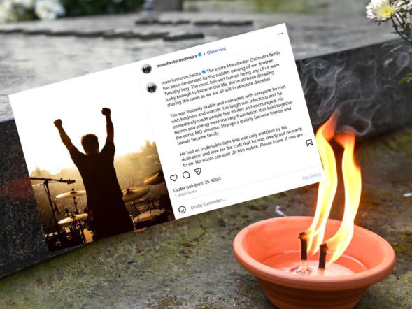 Tragedia w świecie rocka! 42-letni perkusista nie żyje