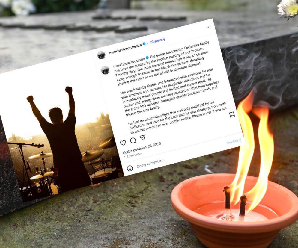 Tragedia w świecie rocka! 42-letni perkusista nie żyje