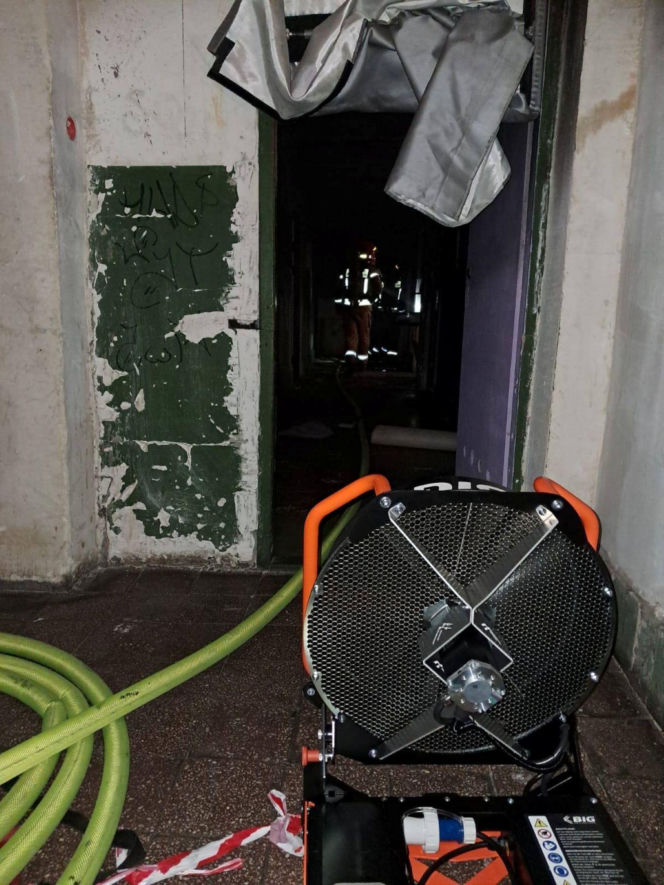 Pożar mieszkania przy ul. Wileńskiej (29.12.2025)