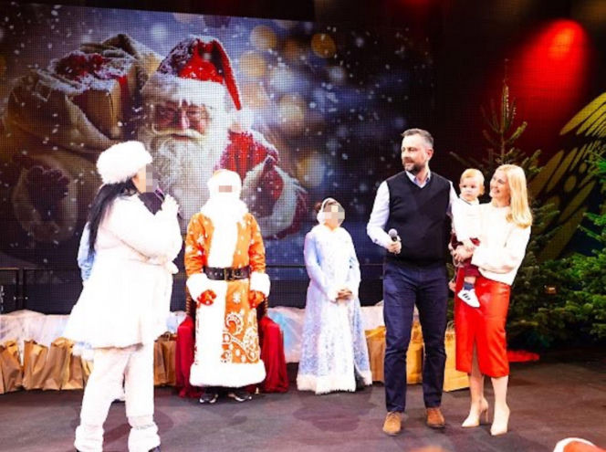 Urocze mikołajki Kosiniaka-Kamysza z żoną i dziećmi