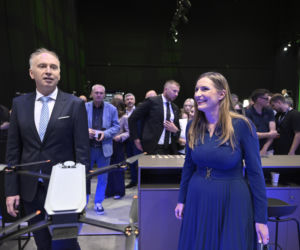 Magdalena Sobkowiak-Czarnecka podczas Warszawskich Targów Obronnych w Expo XXI
