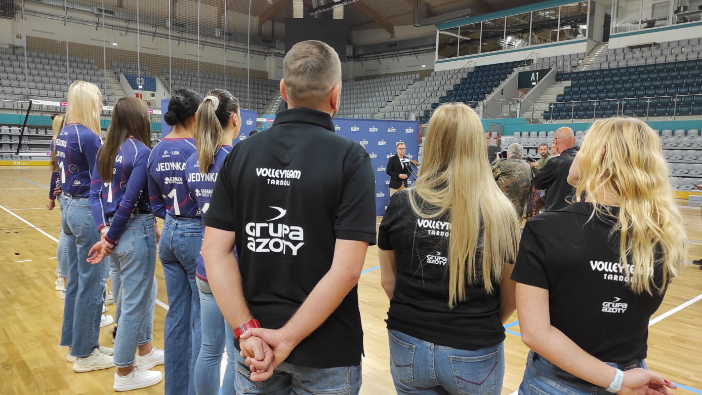 Podpisanie umowy sponsorskiej między Grupą Azoty S.A. i VOLLEY JEDYNKA Tarnów na sezon 2023/2024