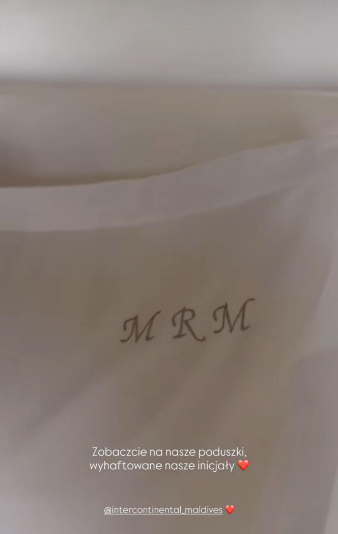 Małgorzata Rozenek i Radosław Majdan na Malediwach