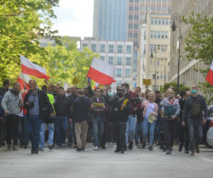 Protest przedsiębiorców pod kancelarią premiera