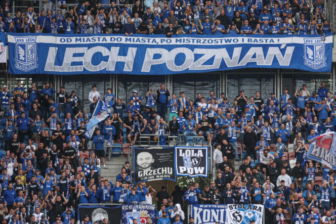 Górnik Zabrze - Lech Poznań: Zdjęcia kibiców i zawodników z meczu 8. kolejki PKO BP Ekstraklasy