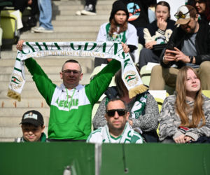 Lechia Gdańsk - Legia Warszawa: Zdjęcia kibiców z meczu 33. kolejki PKO BP Ekstraklasy