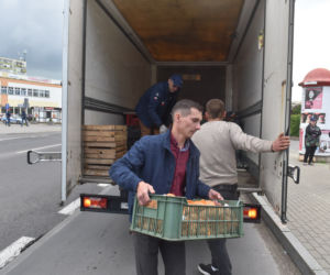 Nietypowy protest Agrounii. Rolnicy rozdawali ziemniaki w Toruniu