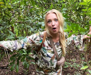 Basia Kurdej-Szatan z rodziną na Zanzibarze