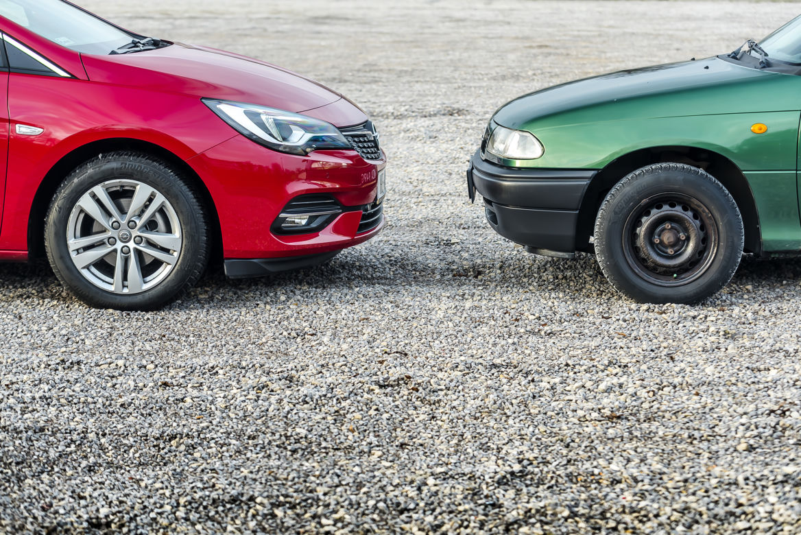 Opel Astra K 1.2 Turbo 130 KM Elegance & Opel Astra Classic F 1.4 8V 60 KM GL Base