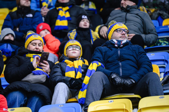 Arka Gdynia - Legia Warszawa: Zdjęcia kibiców z meczu 20. kolejki PKO BP Ekstraklasy