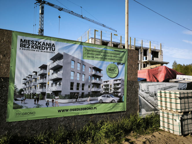 Gronowo - budowa osiedla Grono