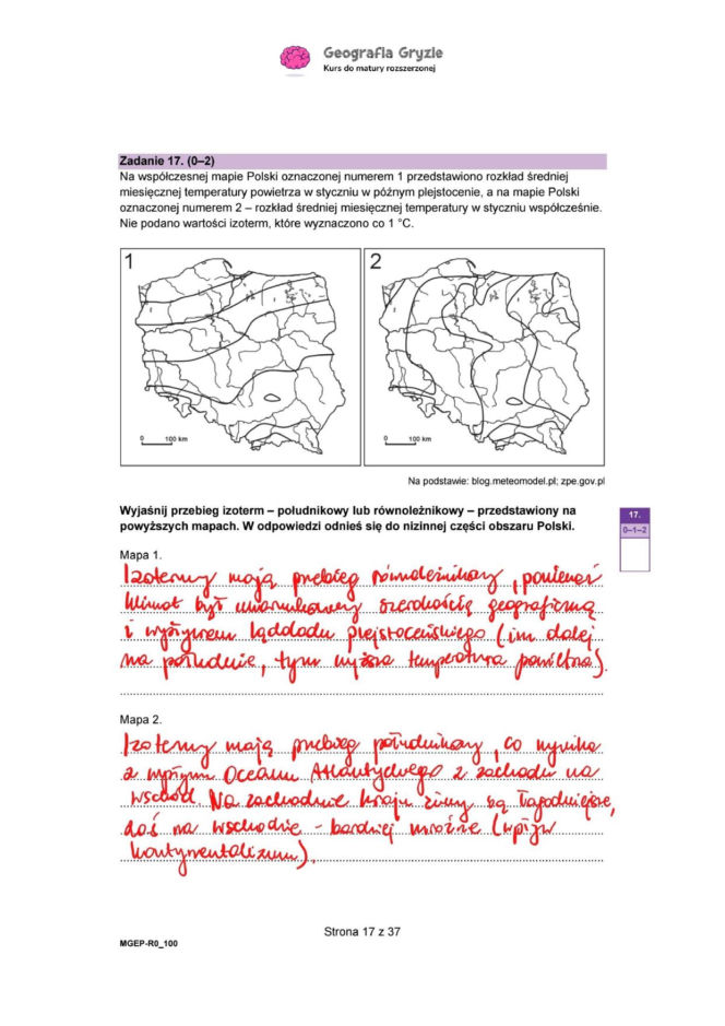 Próbna matura 2026 geografia. ODPOWIEDZI i ARKUSZE CKE 15.01.2026.
