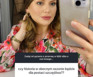M jak miłość. Melania Grzesiewicz (Anita) na Instagramie o odejściu z serialu