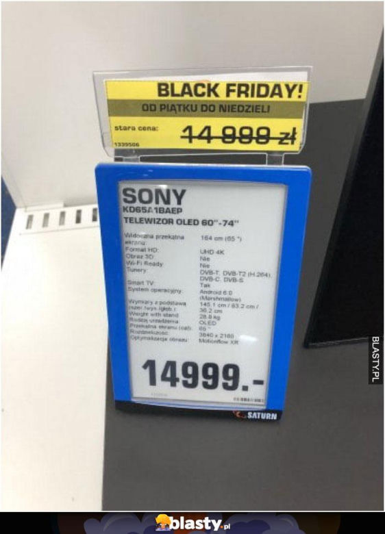 Czarny humor na "Czarny Piątek". Zobacz najlepsze memy o Black Friday 