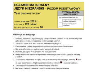 Matura próbna 2021: Język HISZPAŃSKI. Odpowiedzi i arkusze sprawdzisz TUTAJ [ARKUSZE CKE]