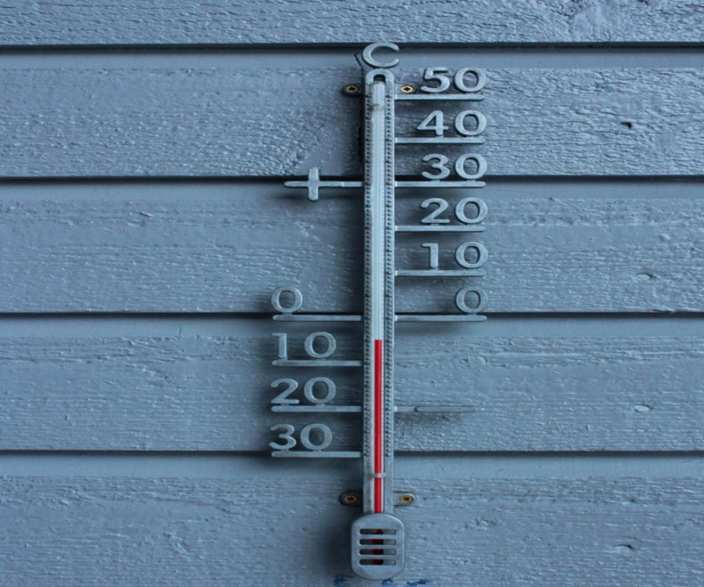 Mróz, temperatura, zima, termometr