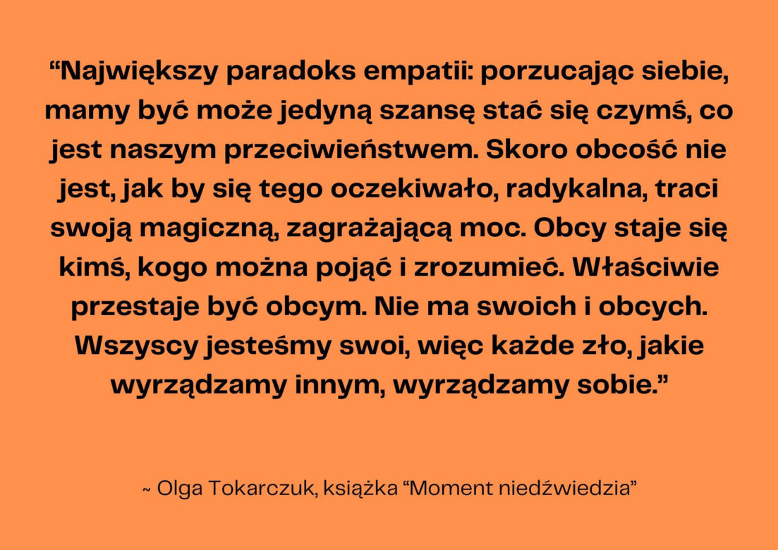 Poznaj słynne cytaty z popularnych powieści Olgi Tokarczuk