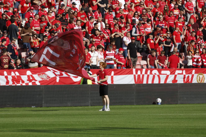 Widzew Łódź - Piast Gliwice: Zdjęcia kibiców i zawodników z meczu 34. kolejki PKO BP Ekstraklasy