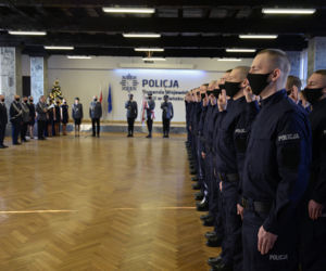 Pomorskie. Ślubowanie nowo przyjętych policjantów