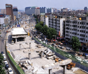 Cheonggyecheon w Seulu - zdjęcia archiwalne