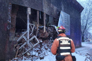 Katastrofa budowlana w Bielsku-Białej. Runęła część kamienicy