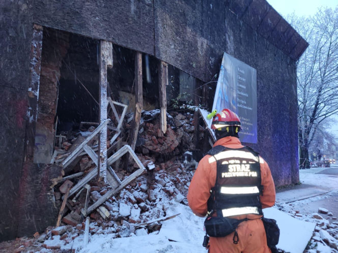 Zawalona ściana Bielsko