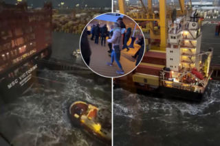 Wycieczkowiec z tysiącami ludzi uderzył w kontenerowce! Groza w niemieckim porcie
