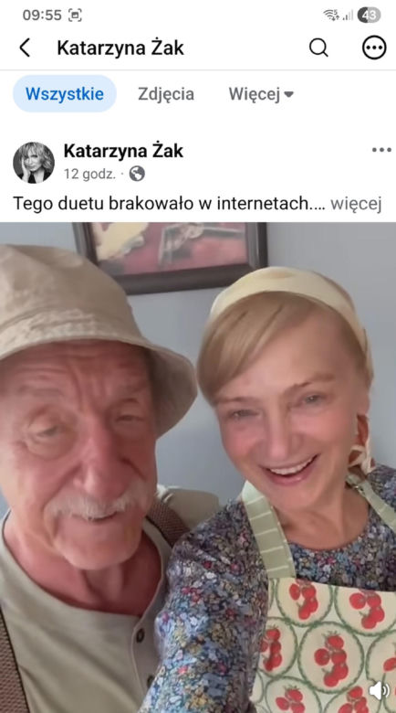 Ranczo 11 sezon. Solejukowa (Katarzyna Żak), Solejuk (Sylwester Maciejewski) na planie